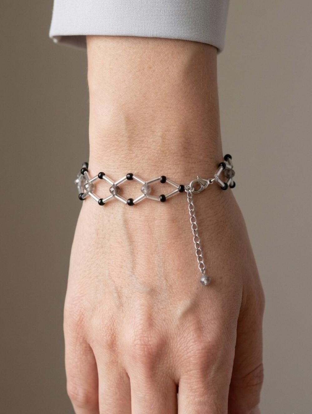 Handmade One A Kind Glass Bead Bracelet
